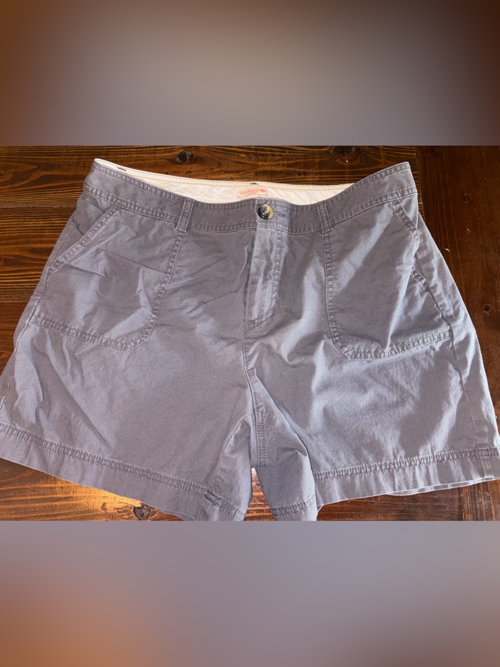 Women’s Casual Cotton Shorts - Slate Gray